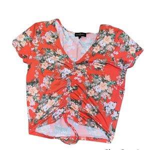 Almost Famous Floral crop top